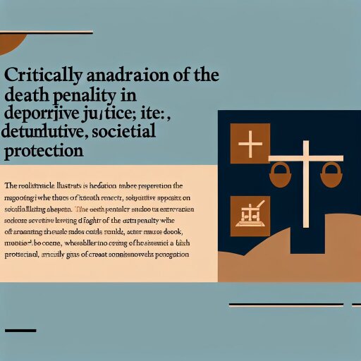 Tema argomentativo a favore della pena di morte: una riflessione critica