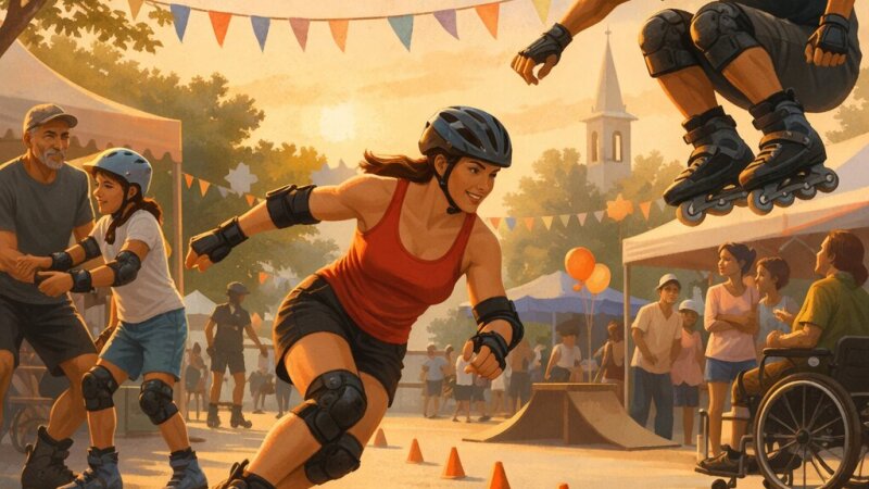 5 didascalie per valorizzare la presenza di Roller Street Sport, associazione storica di...