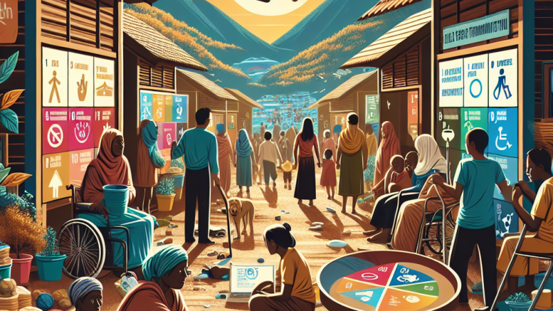 Analisi di come l'Agenda 2030 promuova l'equità attraverso il rispetto dei diritti umani: esplorazione del principio 'Leave no one behind' e l'importanza dell'inclusione sociale e della non discriminazione per il raggiungimento degli Obiettivi di...