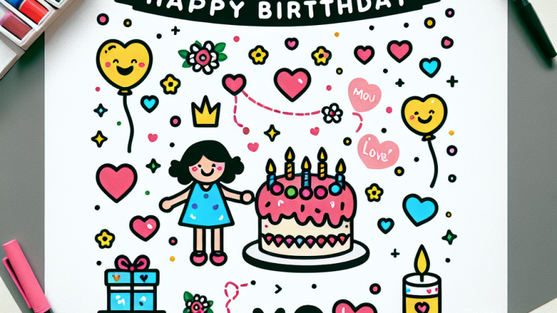 Auguri di buon compleanno alla mamma