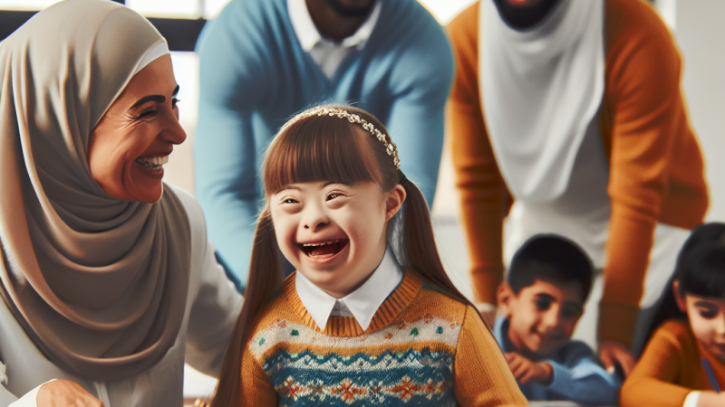 Bambina con sindrome di Down e l'inclusione didattica