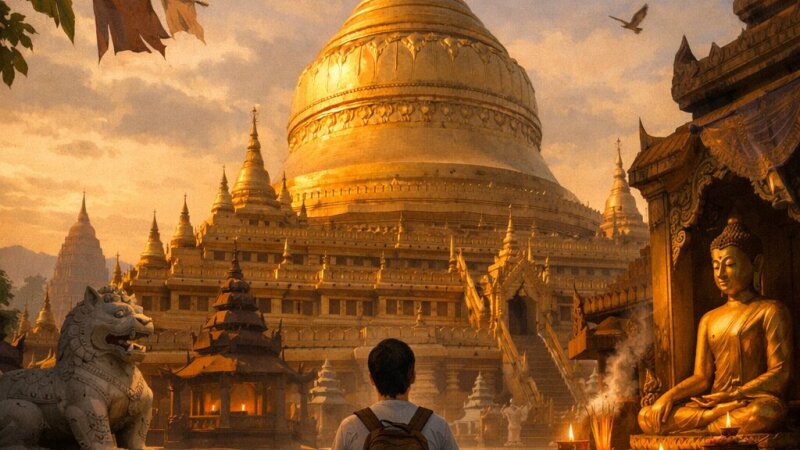 Breve descrizione dello Stupa Shwezigon e della sua arte