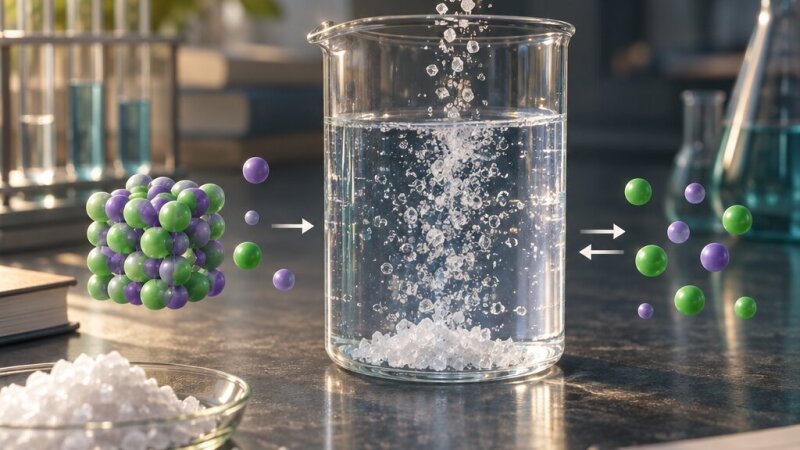 Calcolo della solubilità dei sali: equilibrio e prodotto di solubilità