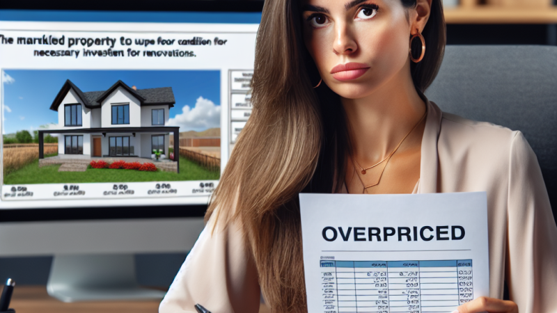 Come consulente immobiliare a incarico della vendita, riteniamo che il prezzo richiesto sia troppo elevato rispetto alle condizioni dell'immobile, all'investimento necessario per renderlo abitabile e agli altri immobili proposti sul mercato.