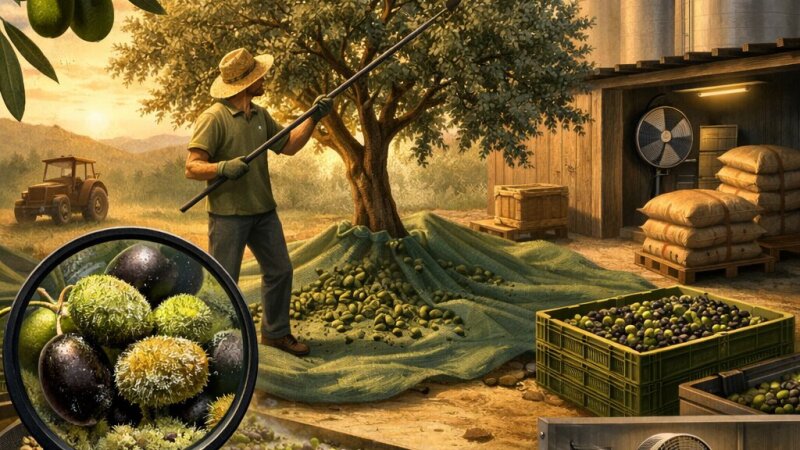 Come evitare la contaminazione da aflatossine nell'olivo?