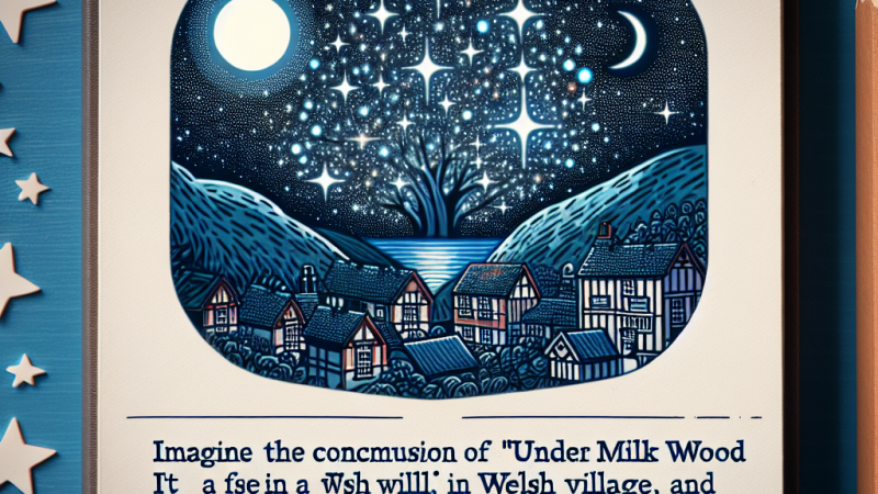 Come finisce 'Under Milk Wood' di Dylan Thomas?