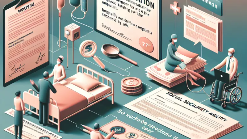 Comunicazione di assenza dal lavoro per ricovero ospedaliero a partire dal 14/03/2022