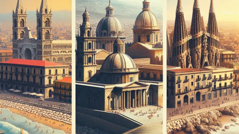 Confronto tra realtà diverse nella storia del Mediterraneo: Palermo, Napoli e Barcellona, città simili con evoluzioni contrastanti e patrimoni storici