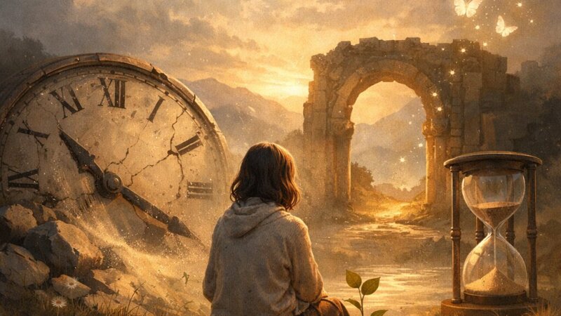 Continua il mio testo in rima: C’è bisogno del tempo per guarirsi dentro e sentirsi leggeri come foglie al vento