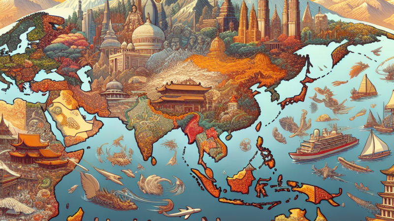 Creazione di una presentazione PowerPoint sull'Asia