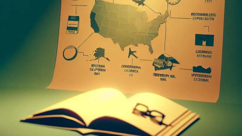 ¿Cuánto tiempo tarda en llegar una carta de Michigan a California por correo postal?