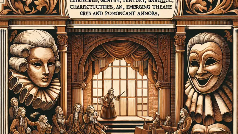 Delineazione dello sviluppo del genere teatrale del '600: Caratteristiche barocche, generi teatrali emergenti e autori di spicco