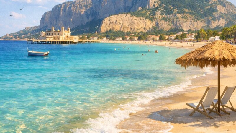 Descrivi il mare in cui sei andato