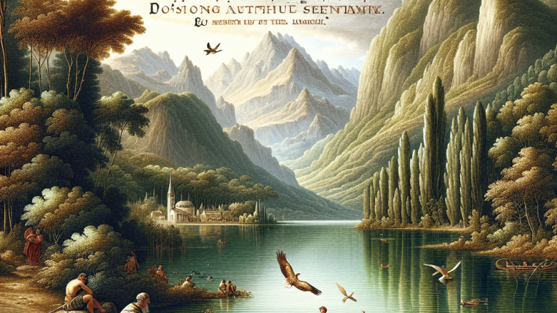 Descrizione del contenuto della lettera di Corrado Quefurt, vescovo di Hildesheim, sui racconti del lago d'Ischia