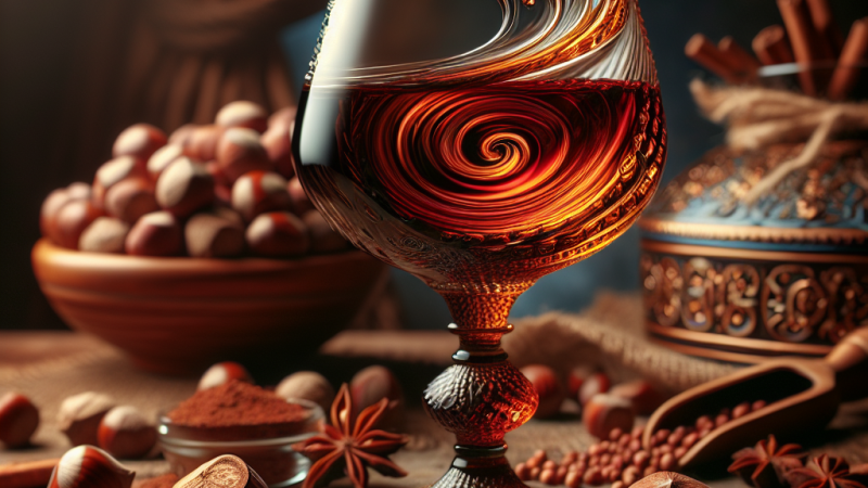 Descrizione del liquore alla nocciola e spezie artigianale