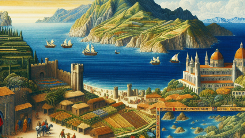 Descrizione della lettera di Corrado Quefurt, vescovo di Hildesheim, con particolare riferimento all'isola d'Ischia