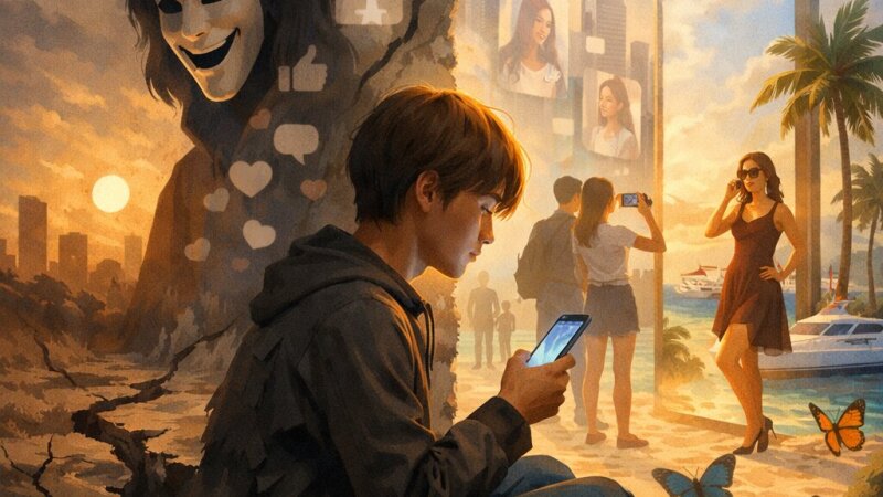 Differenza tra realtà e illusione nella società contemporanea