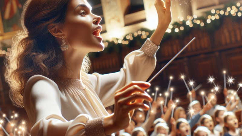 Discorso per inaugurare un concerto di Natale per bambini: Direttrice e Maestro Giovanna Mazzarone nella Chiesa S. Maria a Fiumefreddo Bruzio