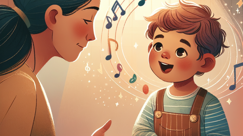 Domande da fare a un bambino dopo che ha cantato una canzone