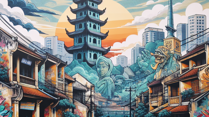 Esplorando la cultura vietnamita dei graffiti a Danang: Un ringraziamento ai nuovi amici e alle esperienze condivise