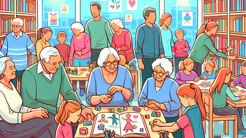Festa dei nonni in biblioteca.
