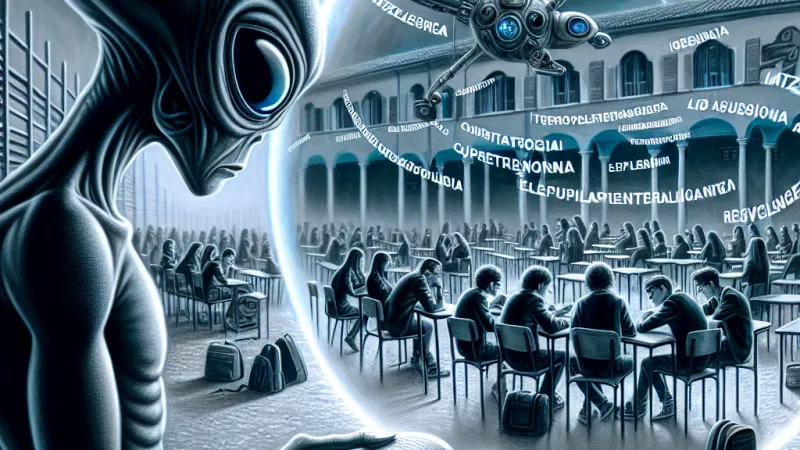 Giovani terrestri visti attraverso gli occhi di un extraterrestre: descrizione