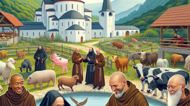 I monaci ortodossi dell'Abbazia del Silenzio: un viaggio attraverso la preghiera e l'amore per gli animali.