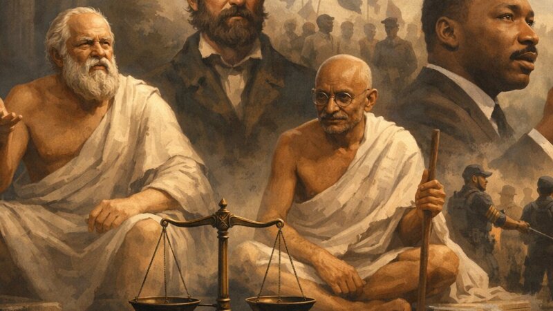 Il confronto tra la posizione di Socrate nel "Critone" e il concetto moderno di...