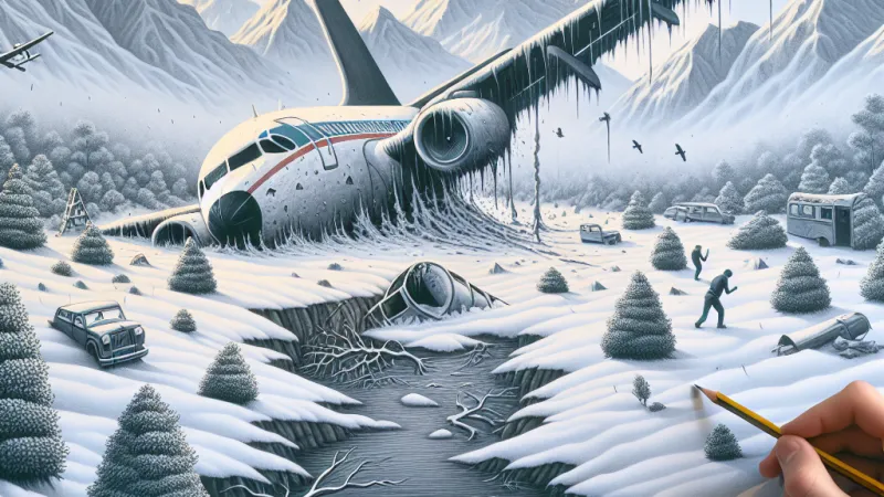 Il discorso indiretto di un sopravvissuto a un incidente aereo