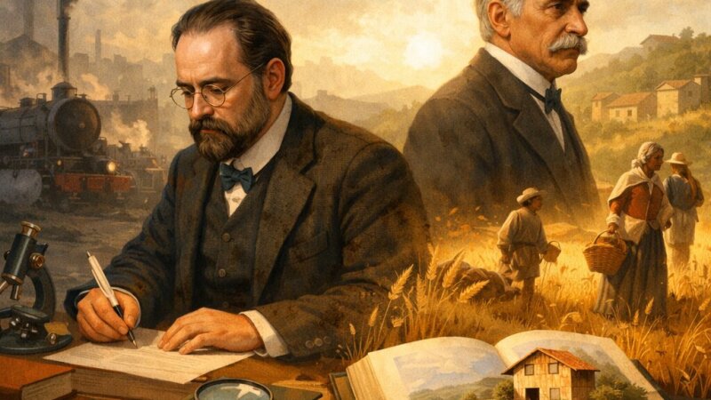 Il positivismo, naturalismo e verismo: la poetica di Émile Zola e Giovanni Verga (vita, prime opere, poetica, tecnica narrativa, visione della realtà e concezione della letteratura)