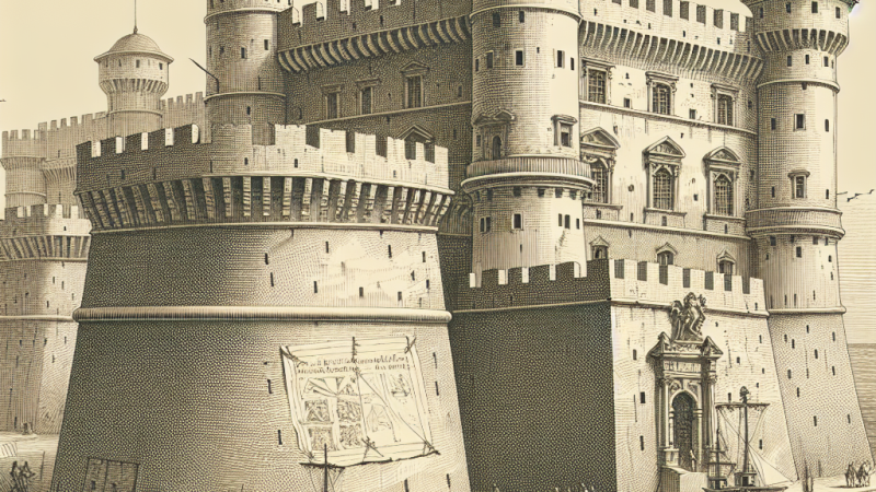 Il progetto di erigere una fortezza sul fronte del mare a difesa del porto: studi di Buontalenti nel gennaio del 1589/90