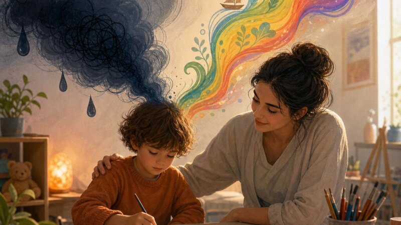 Il ruolo dell'educatore psico-comportamentale al nido e la gestione delle emozioni attraverso l'arte-terapia