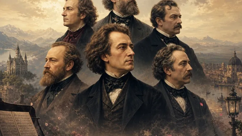 Il tardo Romanticismo in musica: i principali compositori suddivisi per luogo di provenienza