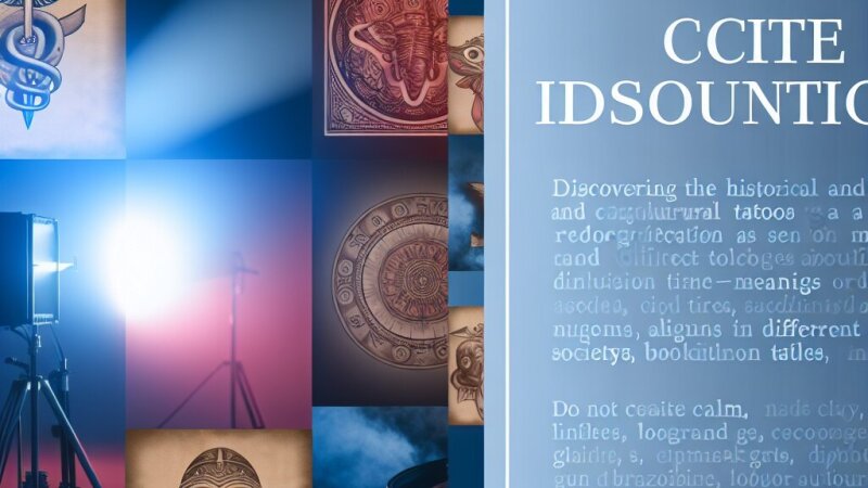 Il tatuaggio come segno di riconoscimento