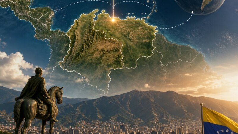 Il Venezuela: Posizione assoluta e relativa della capitale