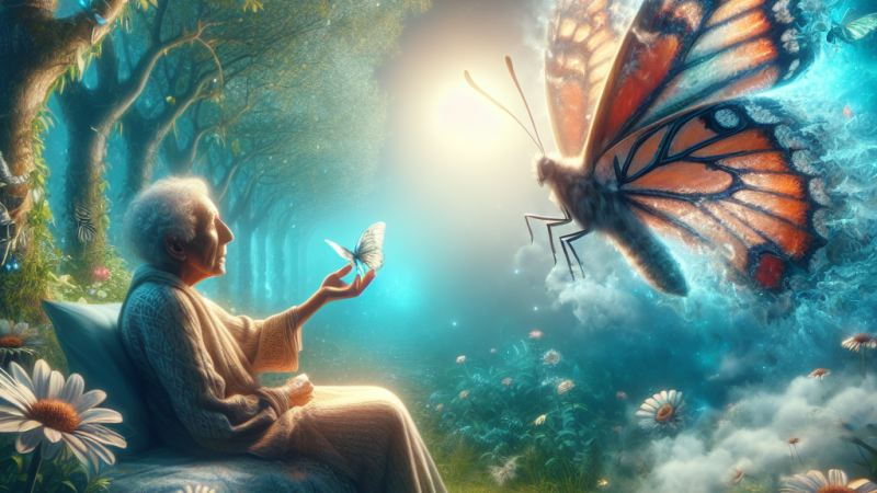 “Immagina che una persona a te cara e purtroppo defunta, come ad esempio tua nonna, possa reincarnarsi temporaneamente in un oggetto, in un elemento naturale o in un animale e che tu abbia l'opportunità di dialogare con lei.”