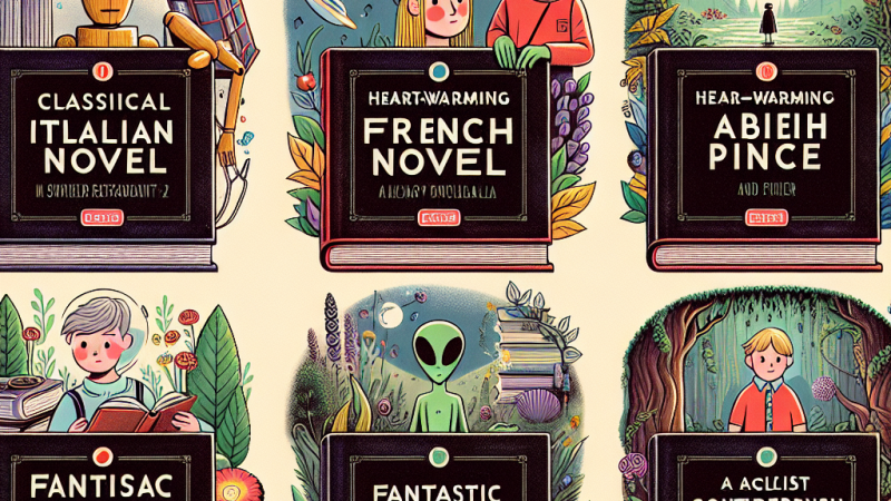 Immagina di dover salvare cinque libri da destinare alle generazioni future: quali sceglieresti e perché? Indica con precisione il nome degli autori e i titoli, soffermandoti a spiegare le motivazioni di queste scelte.