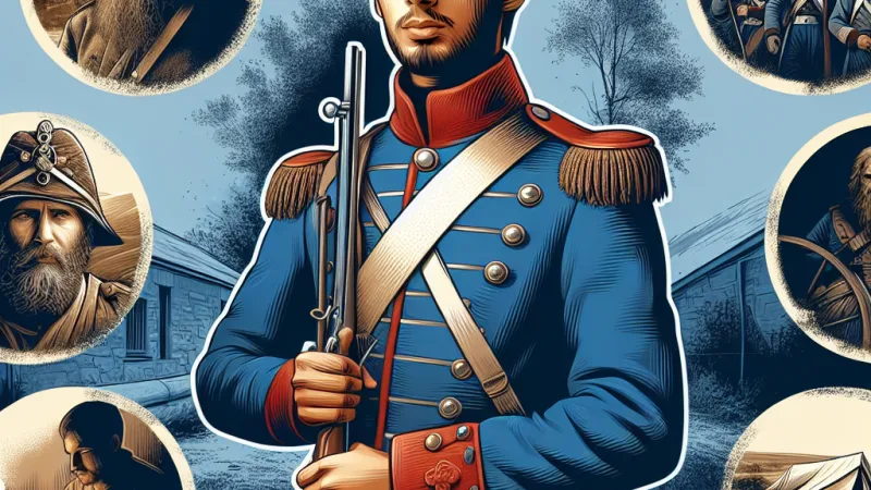 Immagina di essere un soldato dell'esercito napoleonico: descrivi l'attrezzatura, le esperienze, gli accampamenti e le battaglie.