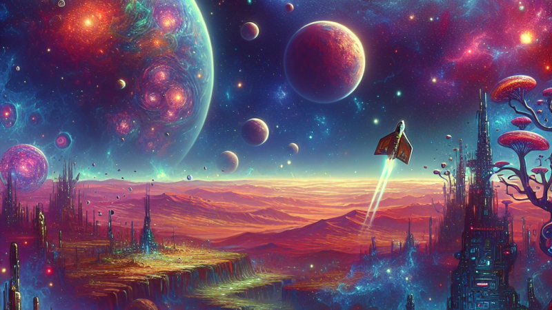 Immagina di viaggiare nello spazio e scoprire un nuovo pianeta: come sarà e cosa ci troverai?