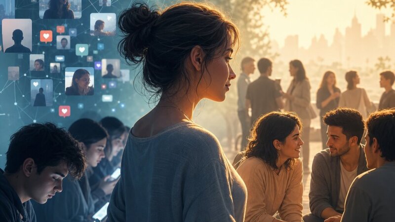 Interazione tramite social network e interazione faccia a faccia