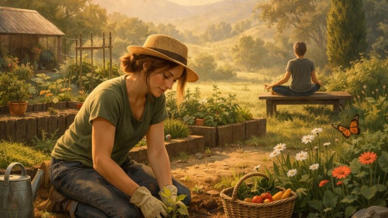 La cura della terra per ritrovare il benessere psico-fisico