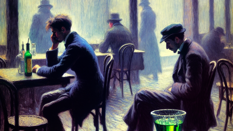 La descrizione dell'opera 'L'assenzio' di Degas