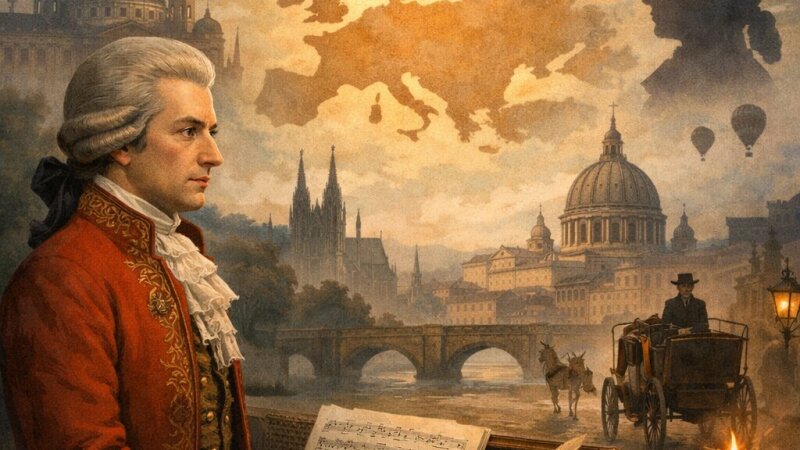 La figura di Wolfgang Amadeus Mozart nel contesto europeo