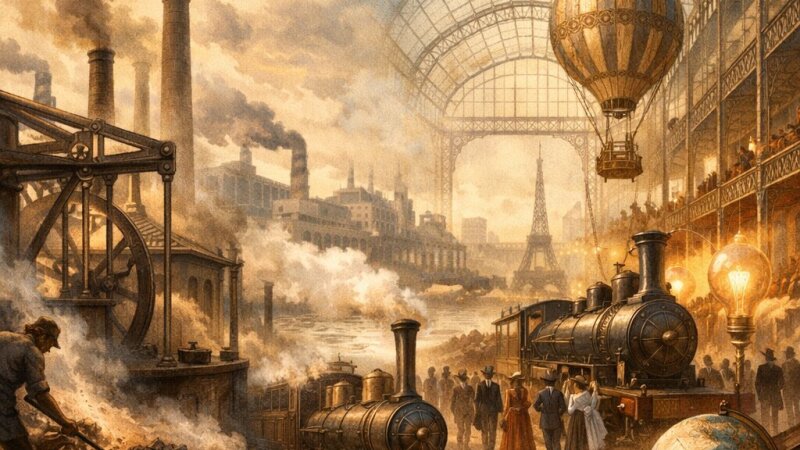 La rivoluzione industriale e le esposizioni internazionali