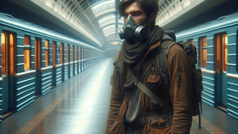 La vita di Artyom, uno dei protagonisti del mondo post-apocalittico nei romanzi di Dmitry Glukhovsky