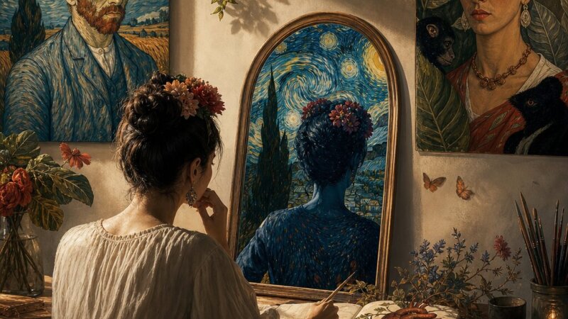 L'arte come ricerca ed esercizio per raccontare l'intimità e l'io interiore