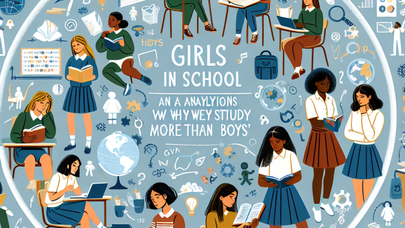 Le femmine a scuola: Un'analisi sul perché studiano di più rispetto ai maschi