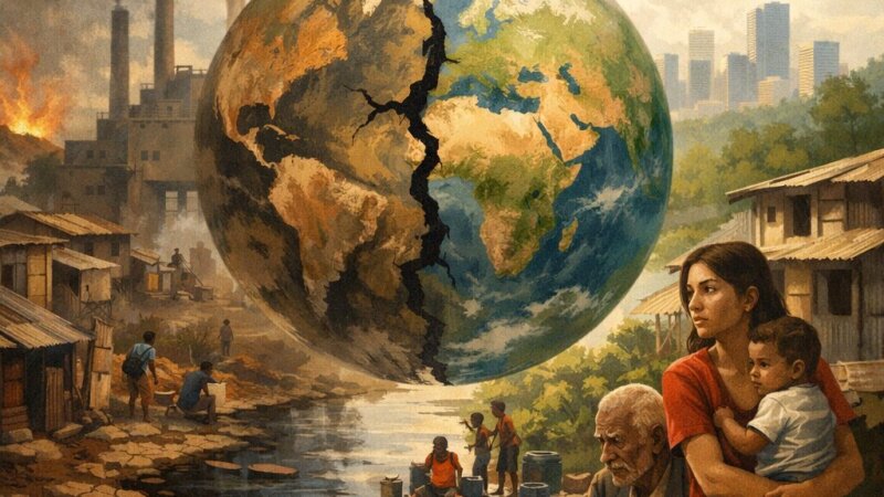 Le interconnessioni tra crisi ecologica e diseguaglianze sociali: saggio accademico dettagliato