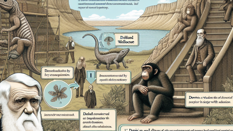 Le principali tappe del percorso storico-scientifico che hanno portato Darwin e Wallace ad annunciare la teoria dell'evoluzione per "discendenza con modificazione"