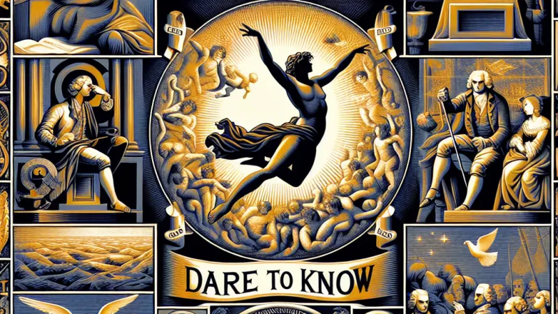 L'epoca e le idee: La luce della Ragione. L'illuminismo come uscita dall'incapacità di valersi del proprio intelletto.